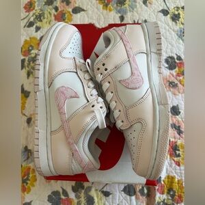 Women’s Nike Dunk Low Pink Paisley